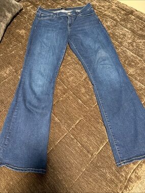 GAP Women's Dark Blue Flare Jeans